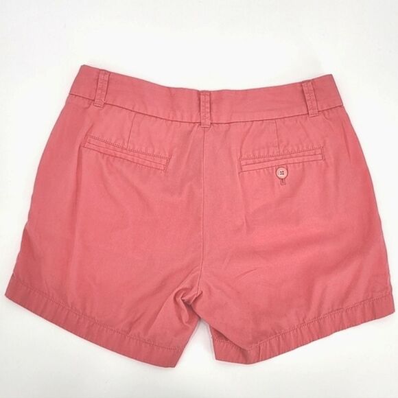 J Crew Weathered Broken-in Classic Twill Chino Shorts Womens Size 0 Salmon - Picture 6 of 11